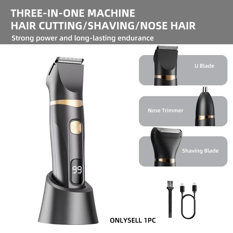 Mens Grooming Kit Gift Set - Set di 3 Pezzi per la
