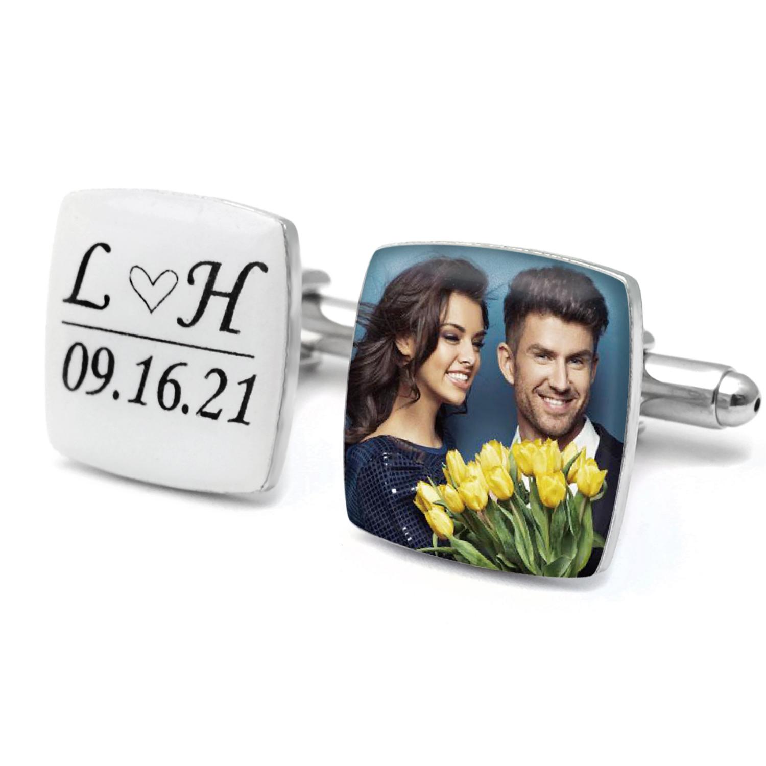 Men'S Groom - Gemelli Personalizzati con Foto, Gemelli da