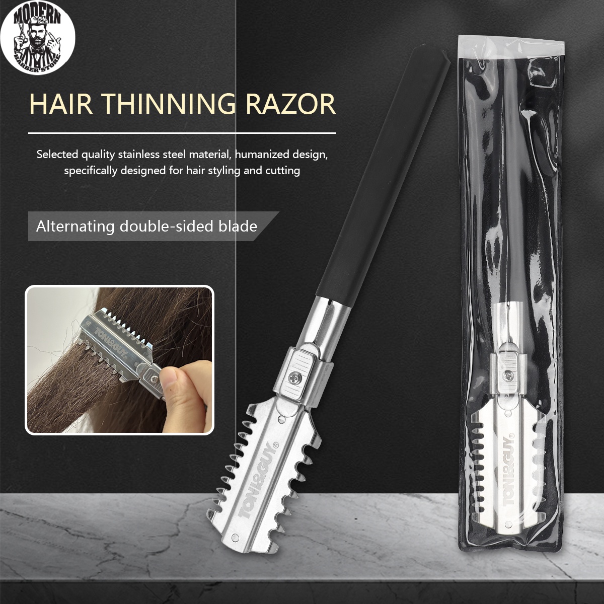 Men'S Grooming Tape - Lame per rasoio a doppio taglio