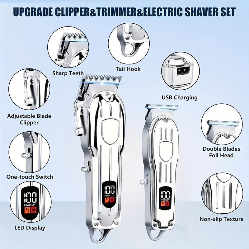 Set Tagliacapelli Ricaricabile - Mens Grooming Kit Gift Set recensione e prezzo