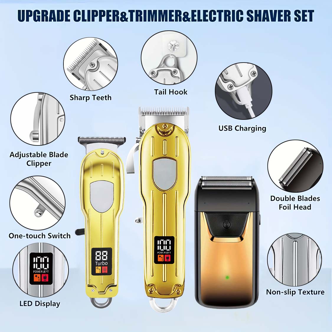 Set tagliacapelli professional - Mens Grooming Kit Gift Set recensione e prezzo