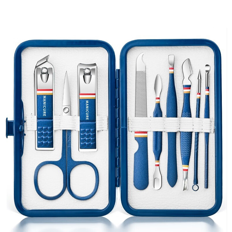 Set di 9 utensili per manicure - Mens Grooming Kit Gift Set recensione e prezzo
